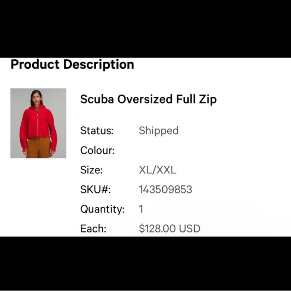 LULULEMON Scuba Hoodie